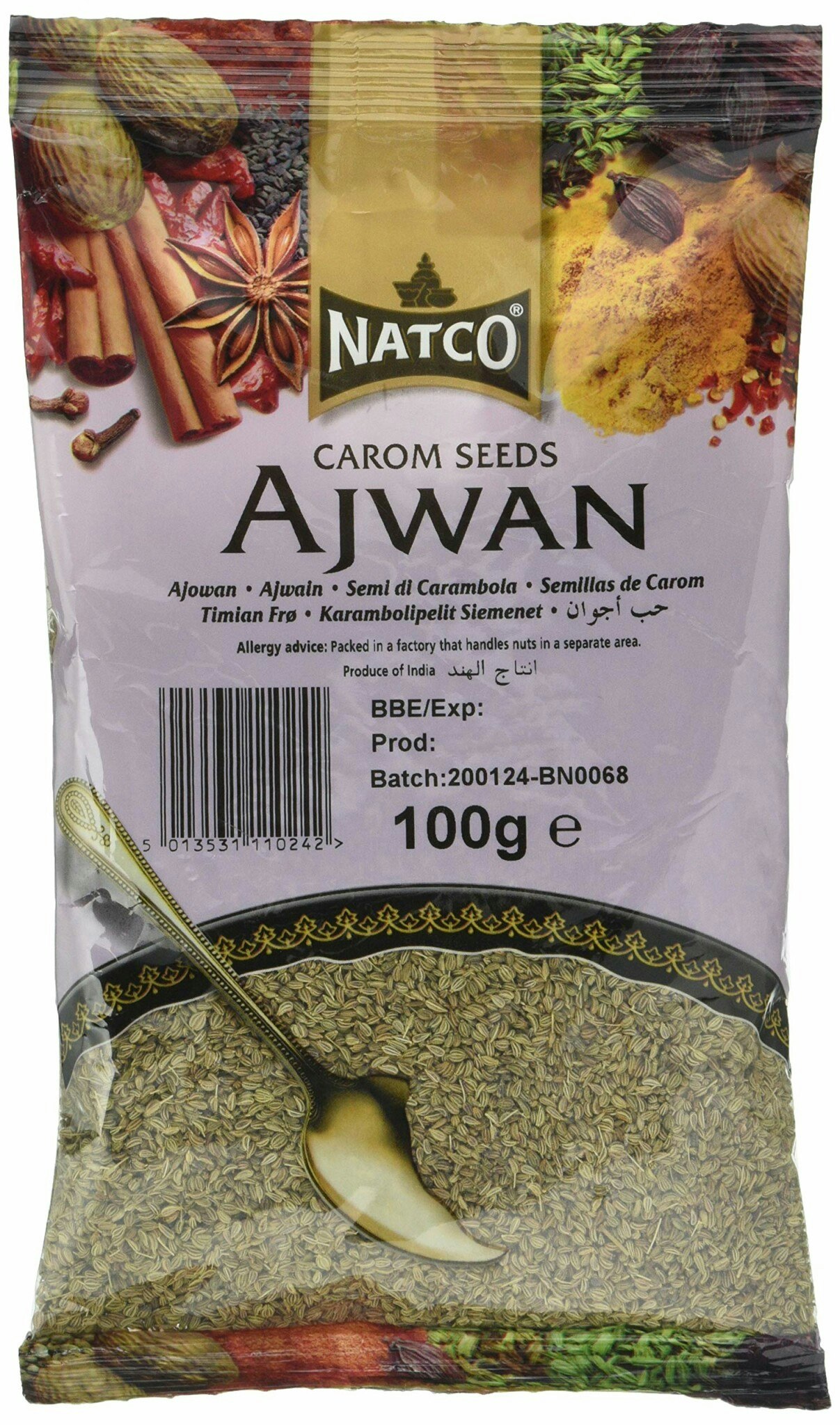 Ajwan (Carom) Seeds (Natco) 100g