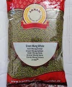 Moong Bean Whole (Green) (Annam) - 2Kg