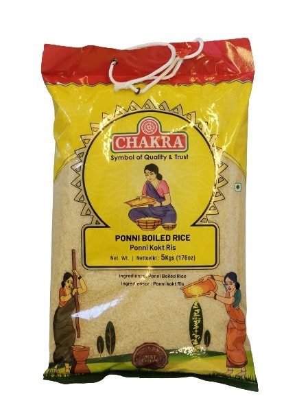 Ponni Boiled Rice (Chakra) 5kg