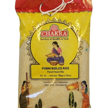 Ponni Boiled Rice (Chakra) 5kg
