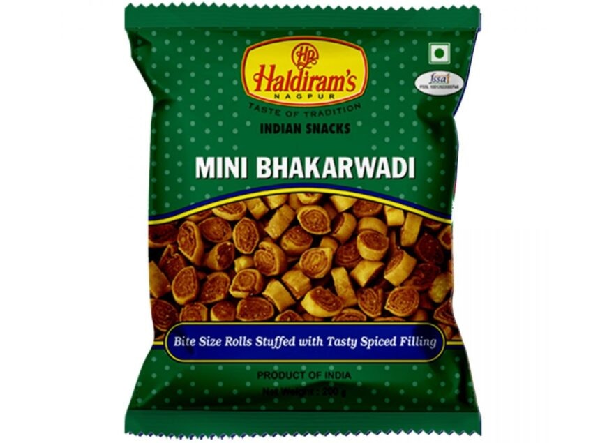 Mini Bhakarwadi (Haldiram's) 200g - malmo.spiceonwheels.se