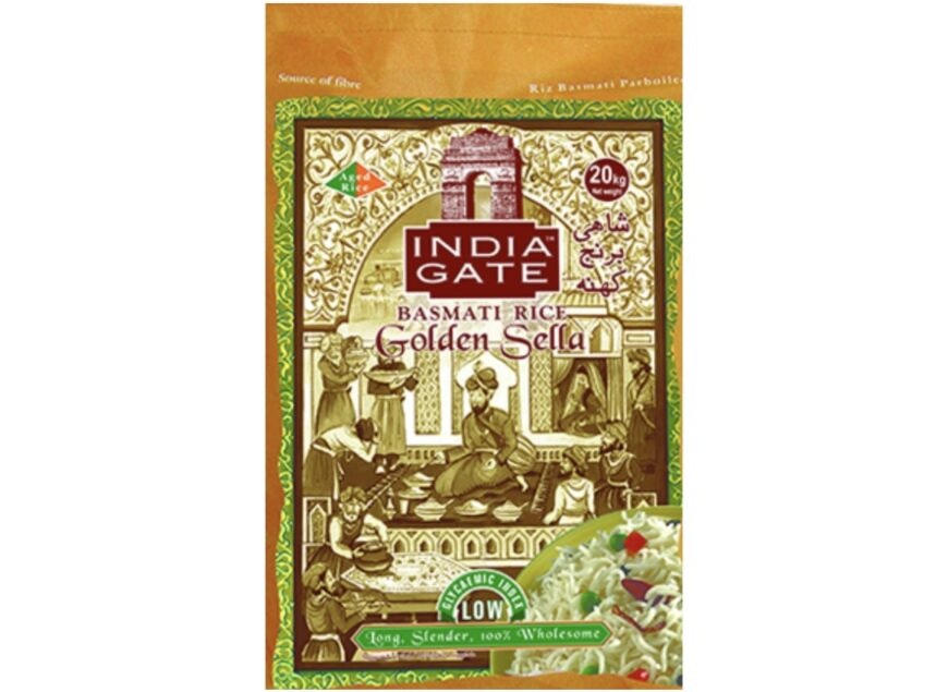 Golden sella basmati rice (India gate) 5Kg