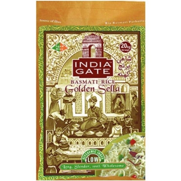 Golden sella basmati rice (India gate) 5Kg