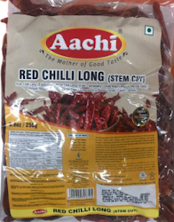 Red Chilli Long (with stem) (Aachi) 200g,500