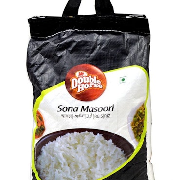 Sona Masoori (Double Horse) Rice 5kg, 10kg - 5 kg