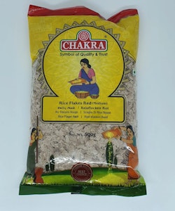 Red Rice Flakes Thick 500g, 1Kg(Chakra)