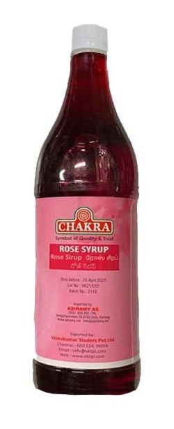 Rose Syrup 700ml (Chakra)