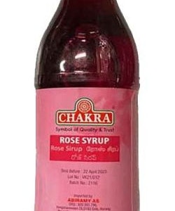 Rose Syrup 700ml (Chakra)