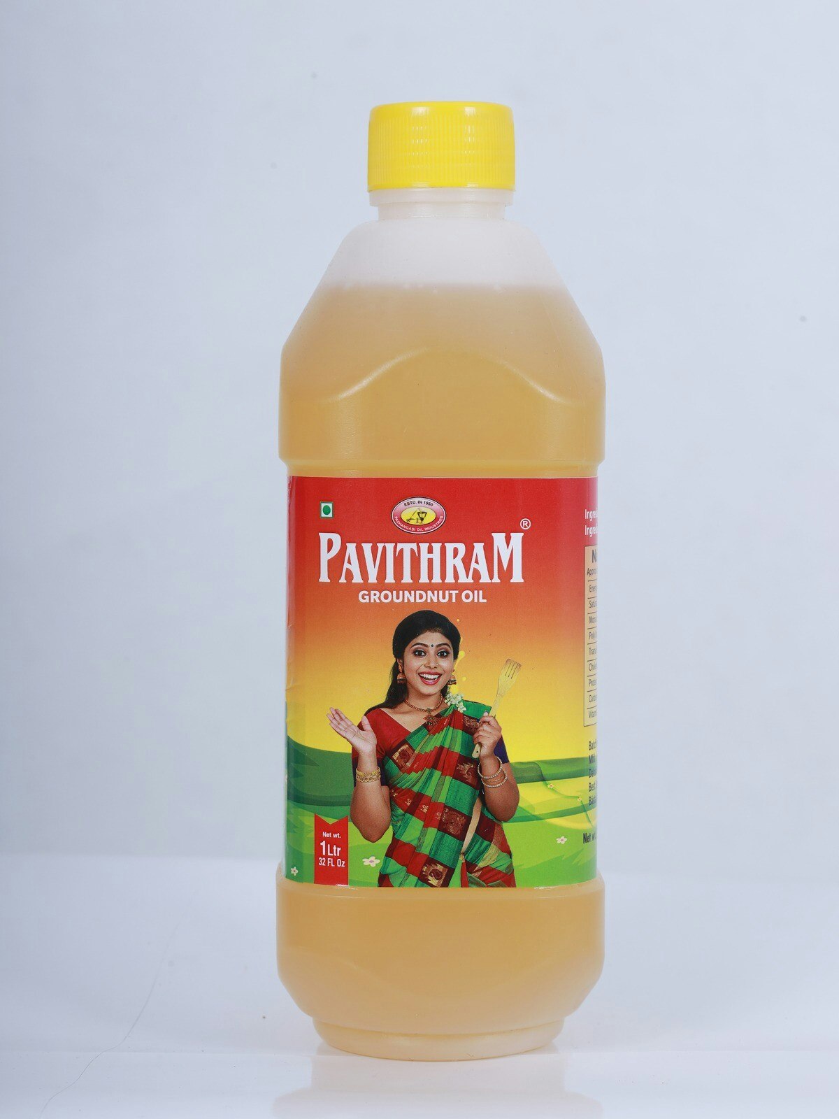 Groundnut (Peanut) Oil 1 litre (Pavithram)