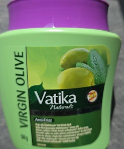 Virgin Olive Multivitamin+ Hot Oil Hair Mask Ani-Frizz (Vatika) Naturals 200ml
