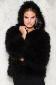 Hood Dream Jacket Black Dennis Magli 