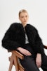 Dream Feather Jacket - Black