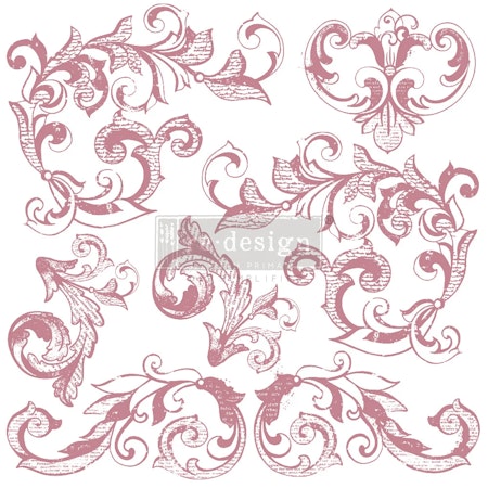 Decor Stamp - Elegant Scrolls