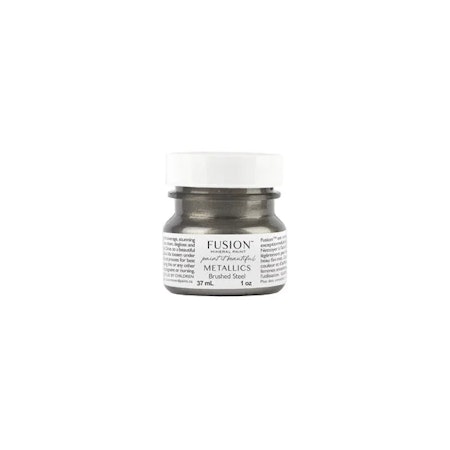 Fusion Mineral Paint, Metallic Brushed Steel 37 ml