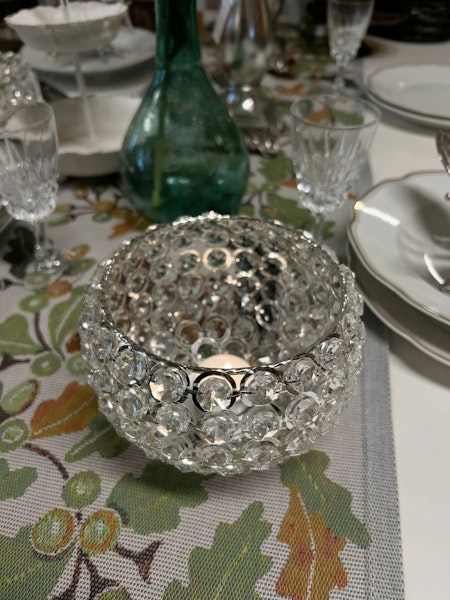 Lykta shine stor silver