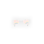 Rainbow Heart - Earring clips