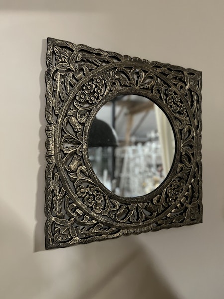 Carve Spegel, Svart/guld