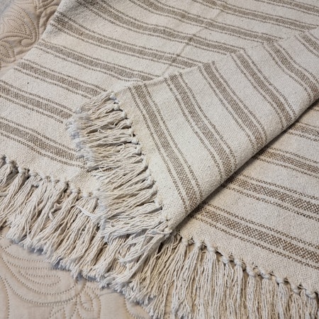 Pläd beige