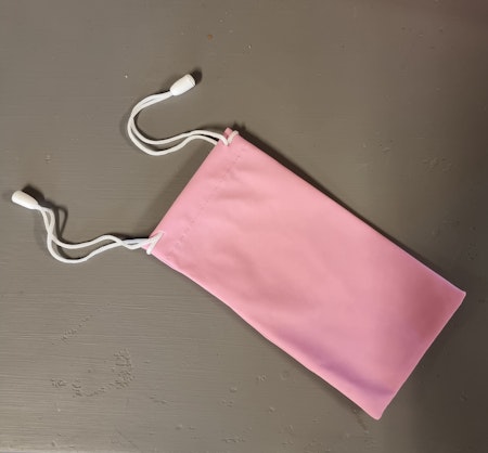 Glasögonfodral rosa