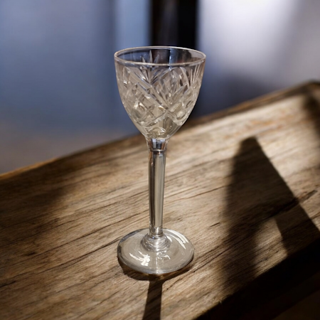 Vackert glas på fot