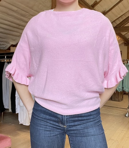 Stickad Topp Louise Rosa