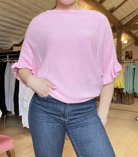 Stickad Topp Louise Rosa