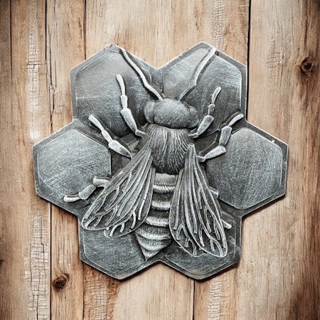 Betongfigur - Beetavla mörkgrå