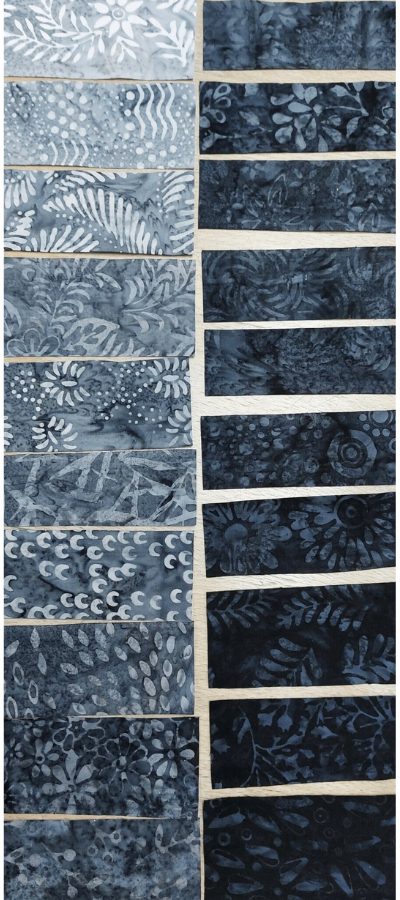 Fat Quarter Bundle+  "Midnight special nr 1"  10 olika tyger. Tyg nr 1-10