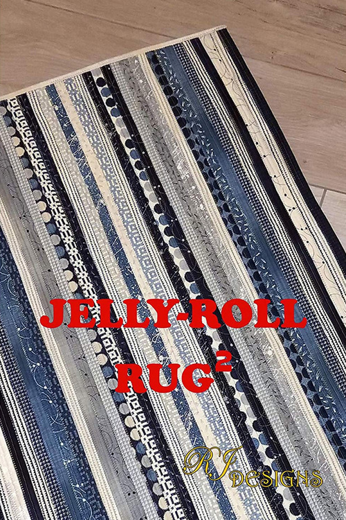 Jelly-Roll Rug 2. Mönster från RJ Designs
