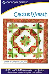Mönster "Cactus Wreath" från Cozy Quilt Designs