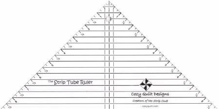 Linjal "The Strip Tube Ruler" från Cozy Quilt Designs