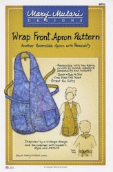 Wrap Front Apron Pattern. Mönster på förkläde