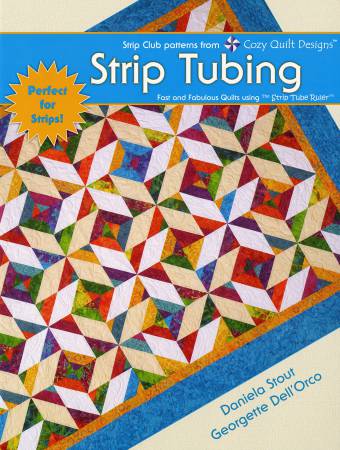 Mönsterbok "Strip Tubing" från Cozy Quilt Designs