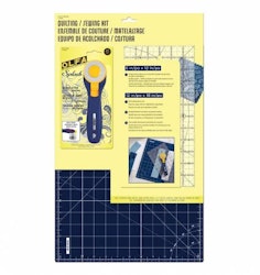 Quilt-kit med matta, linjal & skärkniv från OLFA