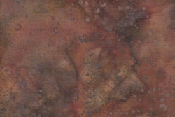 Brun-beige-aubergine-röda färger med melerad botten och glest prickmönster