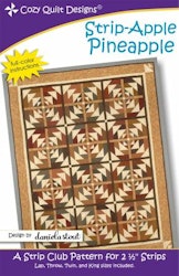 Mönster "Strip-Apple Pineapple" från Cozy Quilt Designs