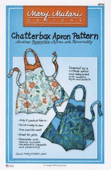 Chatterbox Apron Pattern. Mönster på förkläde