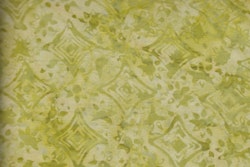 Limegrönt viskostyg med små gröna mönster.