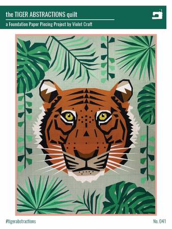 The Tiger Abstractions Quilt. Mönster av Violet Craft