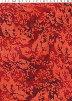 Fräsht tyg i rött & orange.Bredd 210 cm