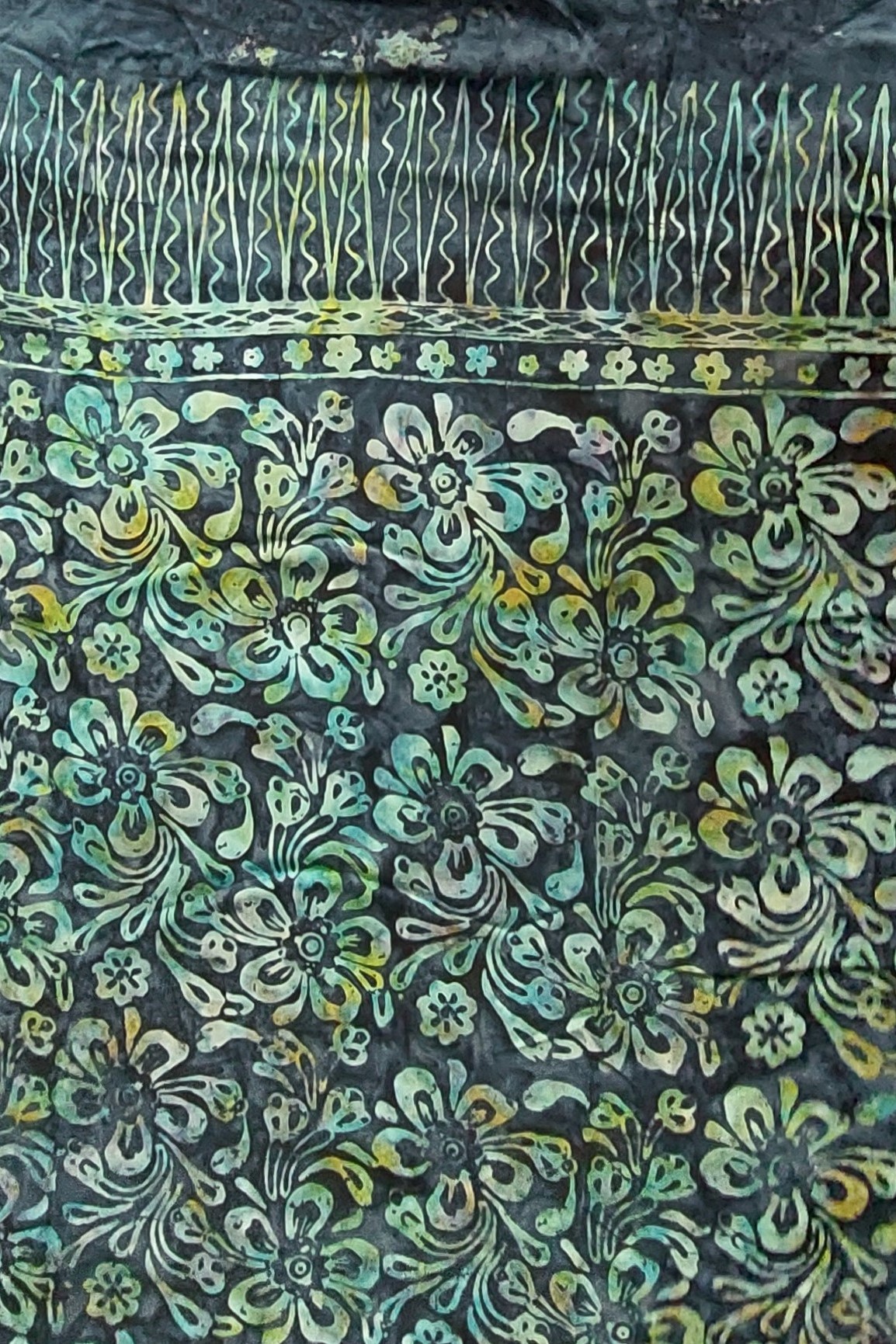 Sarong Batik / tyg viskos ca 110 x 200 cm