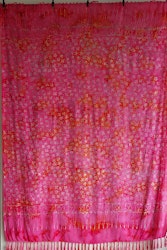 Sarong Batik / tyg viskos. Ca 115 x 155 cm + fransar