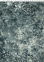 Spindelnät på blågrå bakgrund .   Bomullsbatik bredd 110 cm