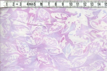 Lila-violett-rosa med ljusa växter. Bomull 110 cm. Tvätt 40 grader