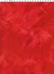 Rött på rött i magnifika färger. Bomull 110 cm