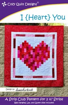 Mönster I {Heart} You " från Cozy Quilt Designs