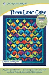 Mönster "Three Layer Cake" från Cozy Quilt Designs