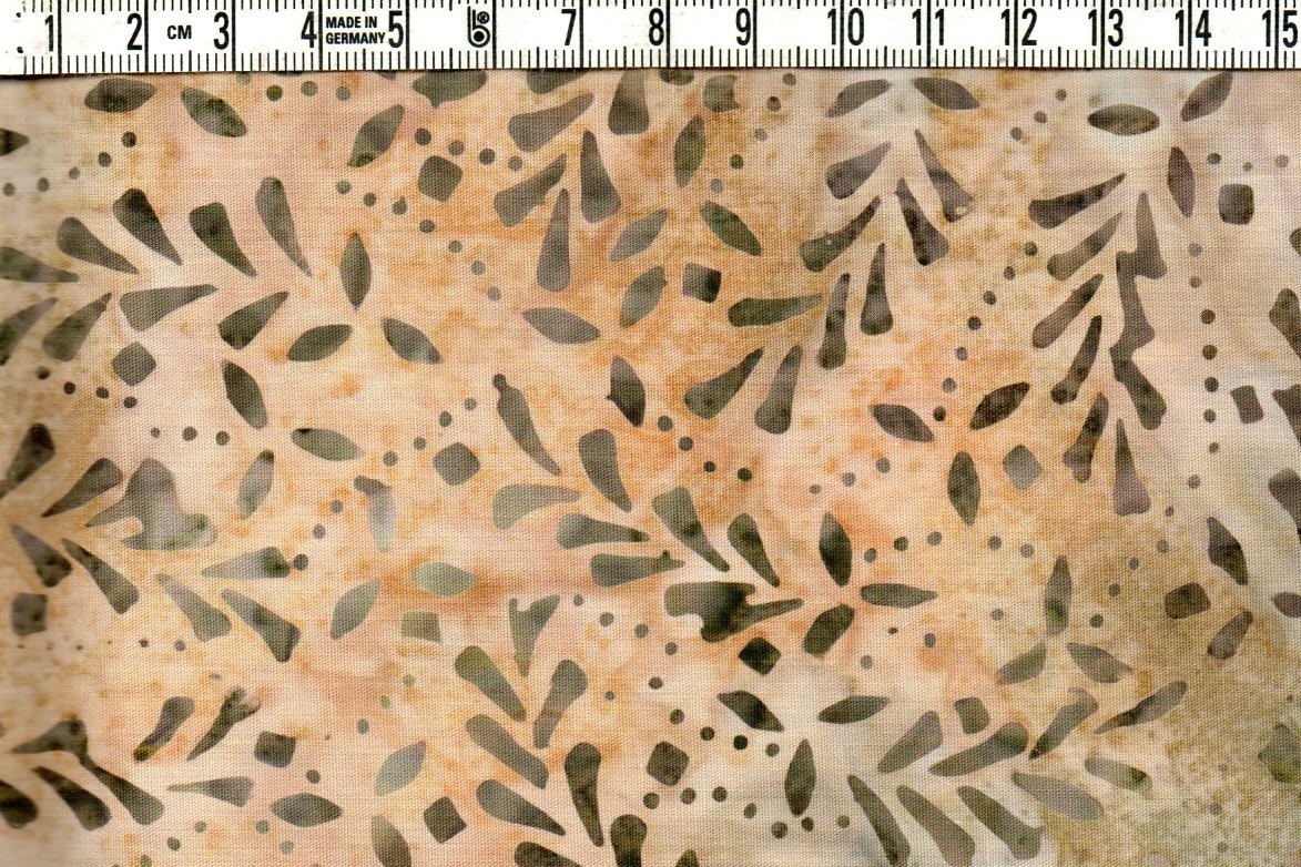 Exklusivt batiktyg i lugna harmoniska färger. Batik bomull
