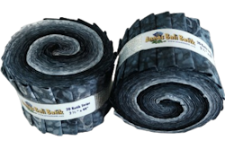 Midnight Special nr 1. Batikrulle med 20 st 2,5 inch remsor