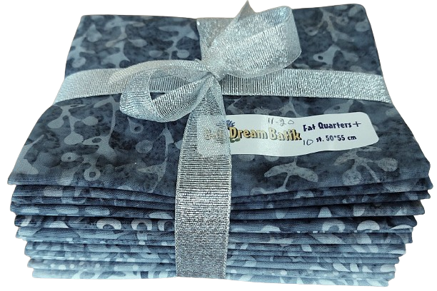 Fat Quarter Bundle+  "Midnight special nr 1"  10 olika tyger. Tyg nr 11-20